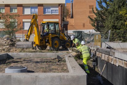 Imatge de les obres a la nova residència La Muntanyeta de Bonavista.