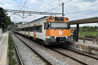 Imatge d'un tren de Rodalies.