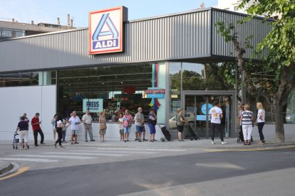 Imagen de archivo de un Supermercado Aldi.