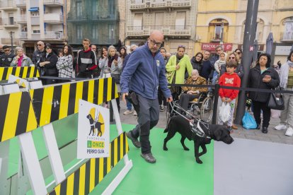 Es va muntar un circuit de 300 metres quadrats a la plaça Corsini, dividit en diverses zones.