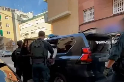 Moment de la detenció.