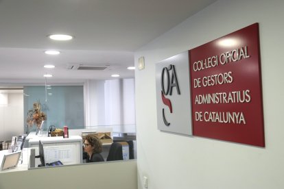 Treballadors del Col·legi de Gestors Administratius de Catalunya.