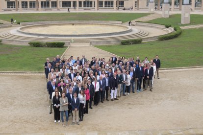Imagen de los miembros de la candidatura del PPC para el 12-M