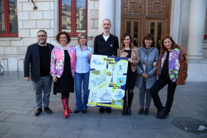 Les codirectores del Trapezi, Cristina Cazorla i Alba Sarruate, durant la presentació de la nova edició.