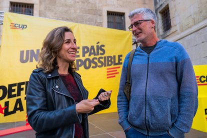 Míting de la CUP amb els caps de llista per Barcelona i Tarragona a Reus.