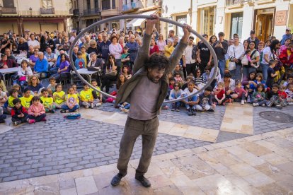 Un espectacle del Trapezi a Reus.