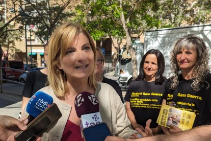 La candidata d'ERC, Raquel Sans, ha fet una valoració de la campanya.