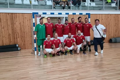 Imatge de l'equip de futbol sala del Port de Tarragona.