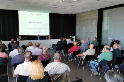 Primera reunió informativa per donar a conèixer les novetats de l’INFOCAT, el passat 8 de maig