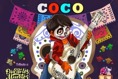 Imatge del cartell del musical 'Coco'.