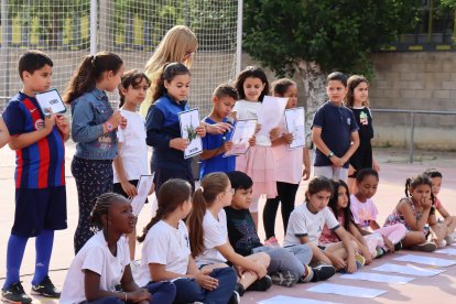 Festa a l'Escola Eduard Toda per donar a conèixer el nom de la nova Escola Bressol Municipal.