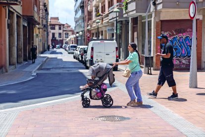 Imatge del carrer de la Pau del Protectorat