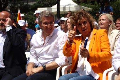 Dolors Montserrat i Alberto Núñez Feijóo a Barcelona