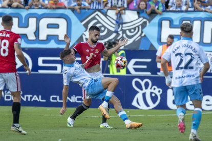 Imatge de Roberto, el davanter del Málaga que va aconseguir marcar dos gols en l’anada de la final.