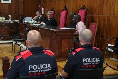 L'home condemnat per dos delictes d'agressió sexual durant la vista celebrada a l'Audiència de Tarragona.