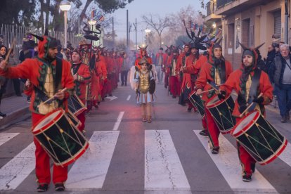 Els Diables de Vila-seca en una actuació recent.