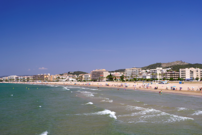 Imatge de la platja de l'Estany-Mas Mel de Calafell.