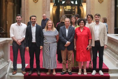 Alfons García al Parlament de Catalunya, un cop elegit com a nou senador autonòmic.