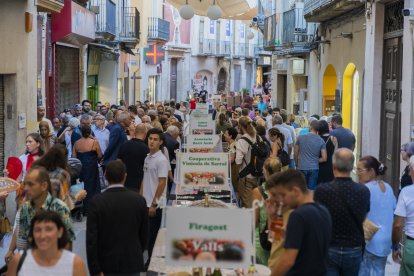 Imatge del dia de la inauguració de la Firagost 2023 a Valls.