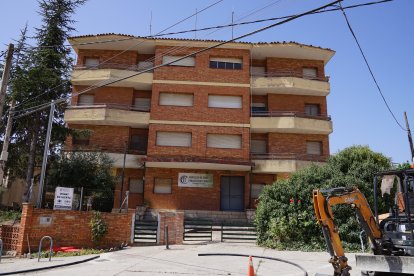 Exterior de la caserna de l'Espluga.