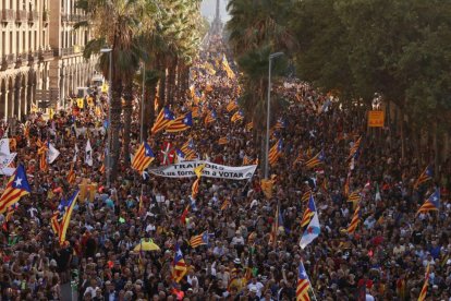 Imatge d'una manifestació dels CDR