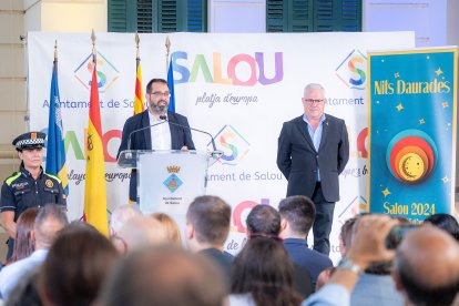 Sergio González Fernández durant el seu pregó per les Nits Daurades de Salou