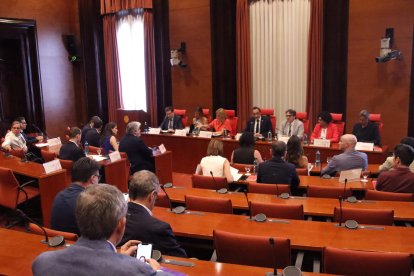 Reunió de la Diputació Permanent del Parlament.