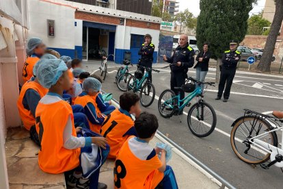 Imatge d'una activitat de formació de la Guàrdia Urbana de Reus.