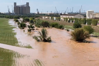 Imatge del riu Francolí al seu pas per Tarragona