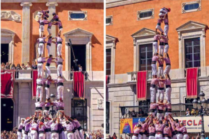 5de9f de la Jove de Tarragona i 3de9f dels Xiquets de Tarragona.