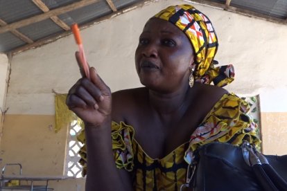 Fatou Nyang, activista contra la mutilació femenina a Gàmbia.