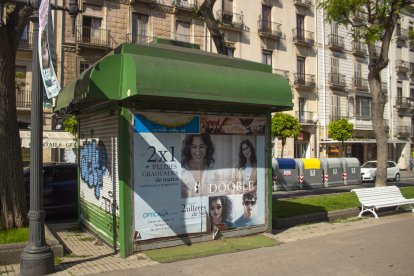 Imatge del quiosc de la Rambla Nova de Tarragona.