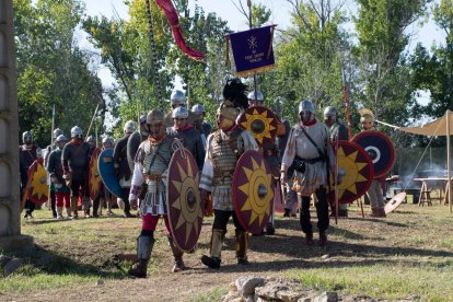 Un instant del festival al conjunt romà de Centelles.