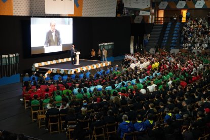 Imatge de la cerimònia d'abertura del Meeting Special Olympics a Reus