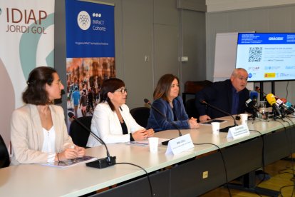 Imatge d ela presentació de l'estudi a Tarragona.