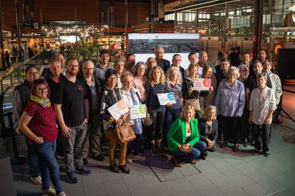 Representats dels comerços emblemàtics de Tarragona.