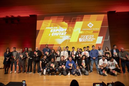 Els guanyadors dels premis Esport i Ciutat Reus 2024.