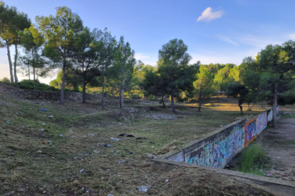 Zona del Parc del Llorito on s'actuarà.