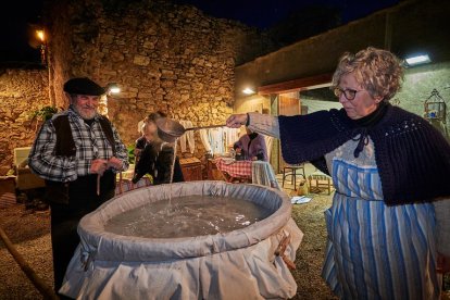 Imatge d'una de les escenes del Pessebre dels Estels de la Masia de Castelló.