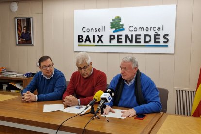 Sessió plenaria del Consell Comarcal del Baix Penedès.