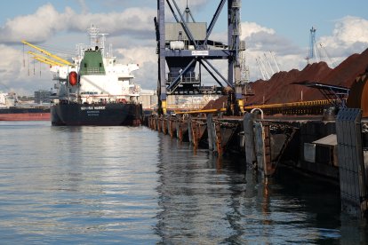 Imatge del moll Catalunya del Port de Tarragona.