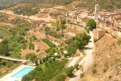 Panoràmica de la Bisbal de Montsant.