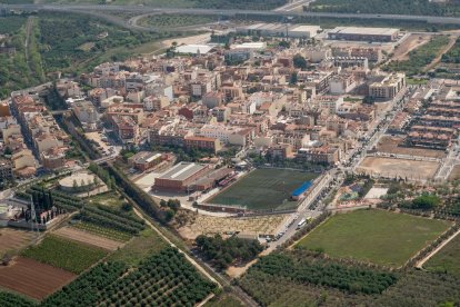 Imatge aèria de la Pobla de Mafumet.