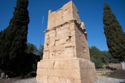 Imatge de la Torre dels Escipions restaurada.