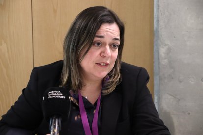 Belén Gallo, directora per l'erradicació de les violències masclistes, en una entrevista a l'ACN