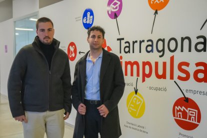 Ivan Plana i Dídac Martínez en les instal·lacions de Tarragona Impulsa, on es van conèixer i van començar el seu camí amb Activatic de forma conjunta.