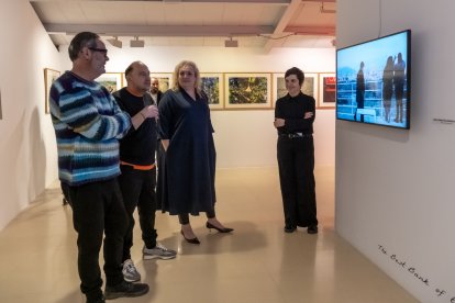 Presentación de la exposición 'Despois don incendio'.