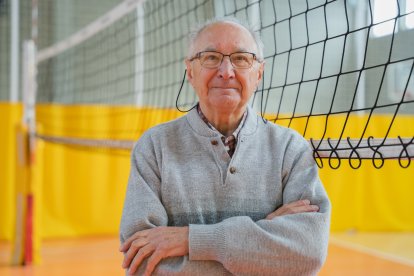 El presidente del Club Voleibol Sant Pere i Sant Pau, Alfonso Periáñez.