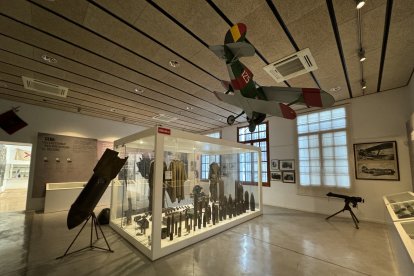 El interior del Museo de Gandesa.
