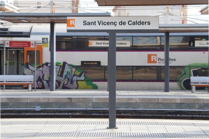 Imagen de la estación de Sant Vicenç de Calders